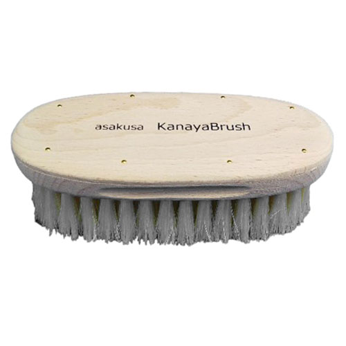 カナヤブラシ実業 手植え靴毛はらい 白豚毛 kanayabrush12346