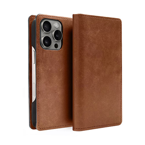 ABBI SIGNATURE MARGOTイタリアンレザー MagSafe対応ダイアリーケース for iPhone 16 Pro ブラウン ABS27330i16PR