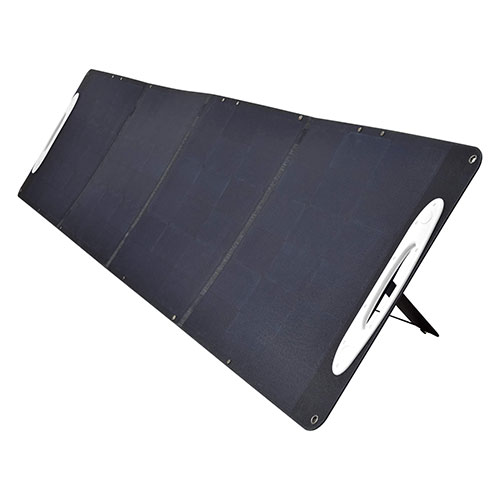 日動工業 ポータブル電源用ソーラーパネル200W ブラック LPE-SO200V3