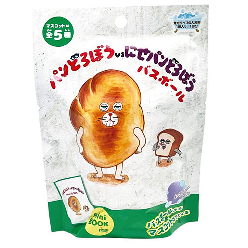 【予約販売6月上旬頃入荷予定】【1ケース(20個入)】 ノルコーポレーション バスボール 発泡タイプの入浴剤 パンドロボウvsニセパンドロボウ OBPDO0401X20