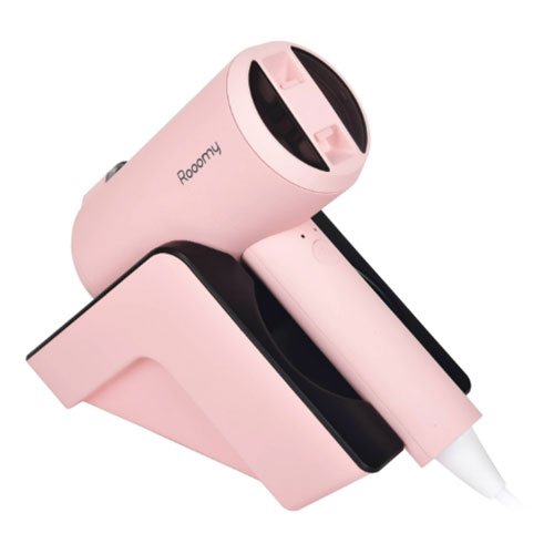KALOS BEAUTY Rooomy Stylish Steamer 2WAY仕様のスチーマー 除菌/消臭 ピンク RM-SS400-P