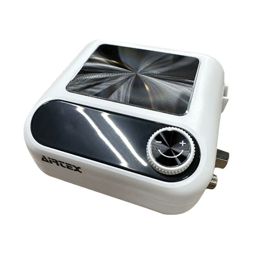 エアテックス AIRTEX コンプレッサー スピカ2 ダイヤル式電源 5段階出力調整機能付き オートスイッチ機能搭載 APC032|ショップハナテック