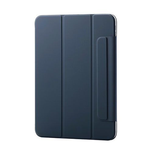 エレコム iPad(A16) フラップケース 超薄型 マグネット着脱 スリープ対応 ネイビー TB-A25RWVPF2NV