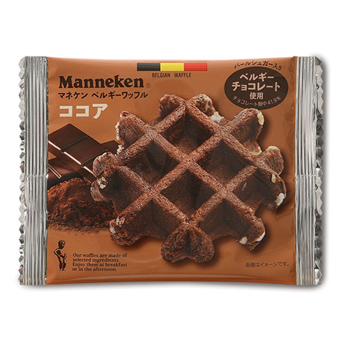 【6個入×10箱】 マネケン Manneken ベルギーワッフル ココアワッフル AZB15817X60 7,271円