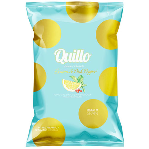 【20袋セット】 キジョー スペインの伝統と情熱が詰まったポテトチップス レモン&ピンクペッパー XQL0018X20｜ショップハナテック