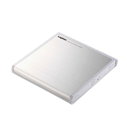ロジテック USB-A ポータブルDVDドライブ 再生 編集 書き込み ホワイト LDR-PMM8U2VWH