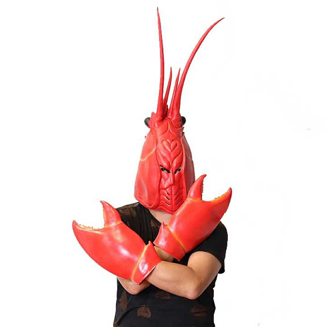 帽子 被り物 エビーマン ザリガニ エビハンド付き コスプレ かぶりもの 5,019円