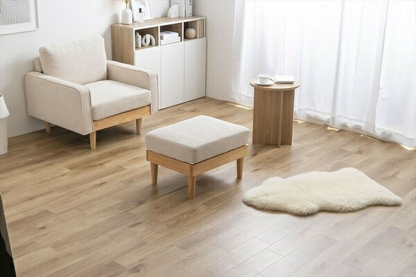 【単品】Moss コーデュロイオットマン グレー