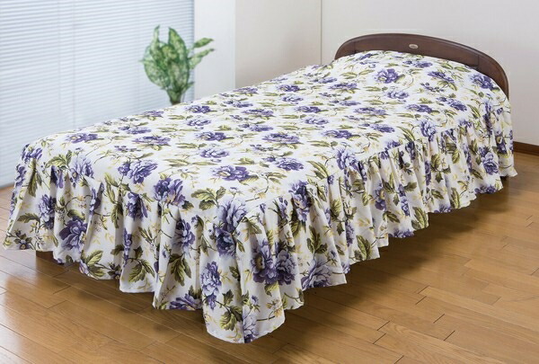 楽天市場】手編みレース・クロシェットのベッドカバー・アイボリー