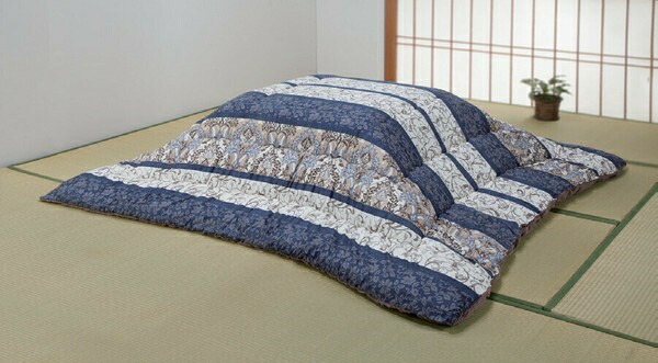 裏面起毛加工こたつ掛布団 ヴィオラ 205×205cm ネイビー