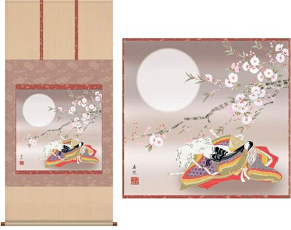 掛軸　「紫式部」　西尾香悦　筆｜ショップハナテック