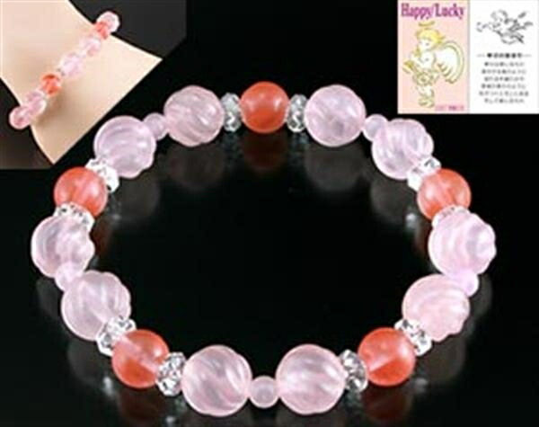 激レア　ピンクムーンストーン ブレスレット 15ミリ 0f3e48230d055fc2d994a1e66b4bf5