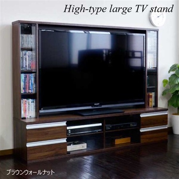 ファッションなデザイン テレビ台 ハイタイプ 180幅 60インチ対応
