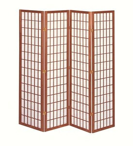 和風衝立4連(高さ180cm) JP-L180-4(BR) ブラウン|ショップハナテック