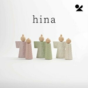 hina  信楽焼 日本製 雛人形 飾りつけhina(サクラ色)