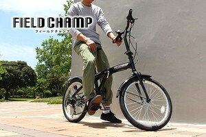 FIELD CHAMP(フィールドチャンプ)20in6段折畳み銀輪BLMG-FCP206BL うす暗い青み