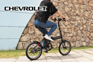 CHEVROLET 16in折畳銀輪BK（BAA遣りかた）MG-CV16BAA-BK 黒いこと
