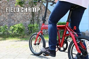 FIELD CHAMP 16ｲﾝﾁ折畳み銀輪RD MG-FCP16RD 赤いこと