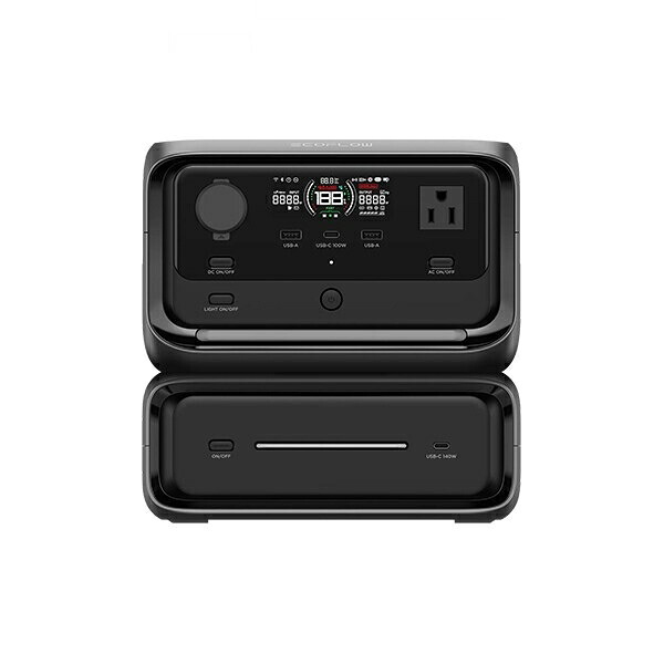 EcoFlow RIVER 3 Max (580)　EFRIVER3Max-580-JP-CBOX ブラックタイプ