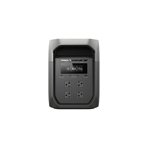 EcoFlow DELTA 3 MAX  (エクストラバッテリー相応う不可）EFD3M-G-JP-CBOX 黒いこと手合い
