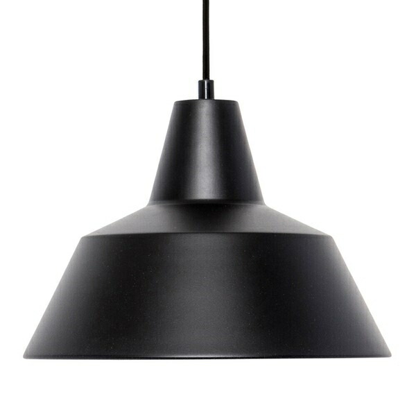 ＜ヴェデル・マッドソン リプロダクト＞ The work shop lamp 制作室照明ランプ シャンデリヤともし火 ［M大きさ］ 黒いこと (M大きさ)