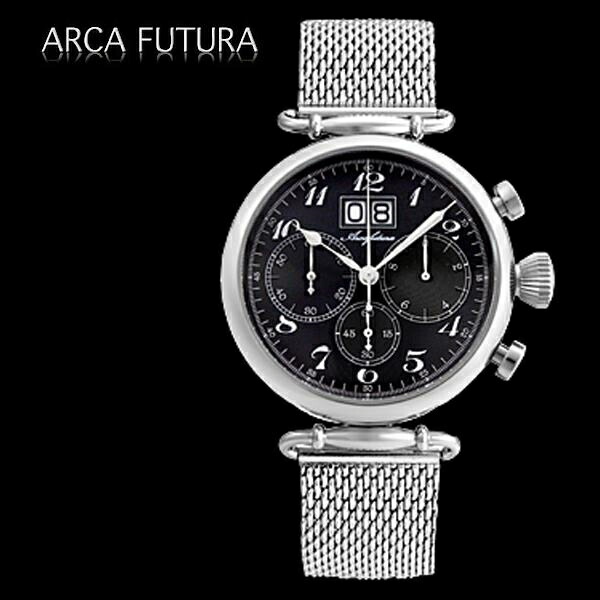 アルカフトゥーラ ARCA FUTURA メンズ腕時計 17石 自動巻き 楽天市場】ARCA FUTURA アルカフトゥーラ 手巻きクロノグラフ
