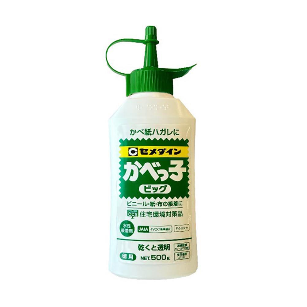  【楽天市場】セメダイン 壁紙補修用(ビニー ル・紙・布) 接着剤 かべっ子 ビック 500g：hanatomori楽天市場店 Illustration 