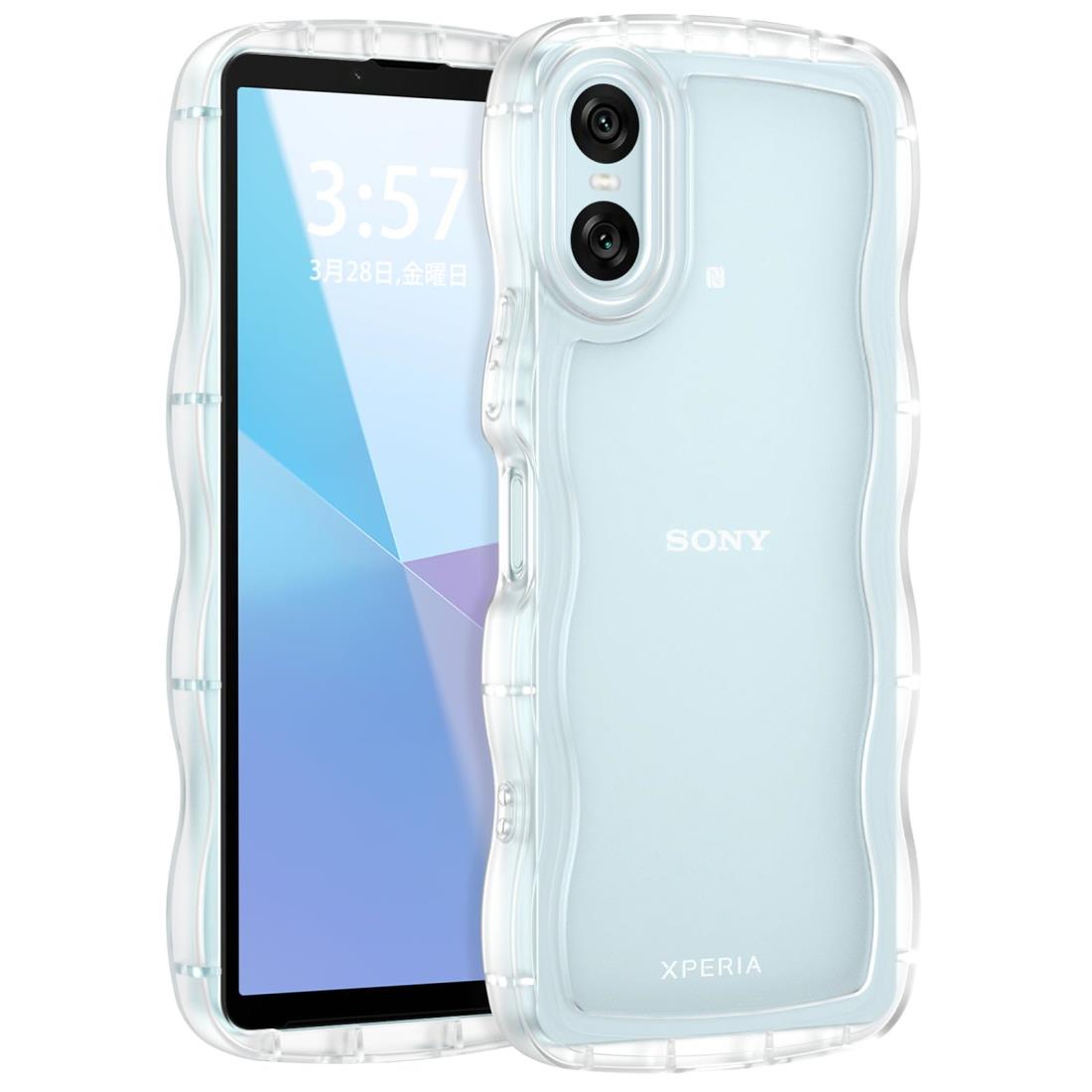 Xperia 10 VI Bule ケース付き Amazon.co.jp: SONY Xperia 10 VI ケース【ガラスフィルム付き
