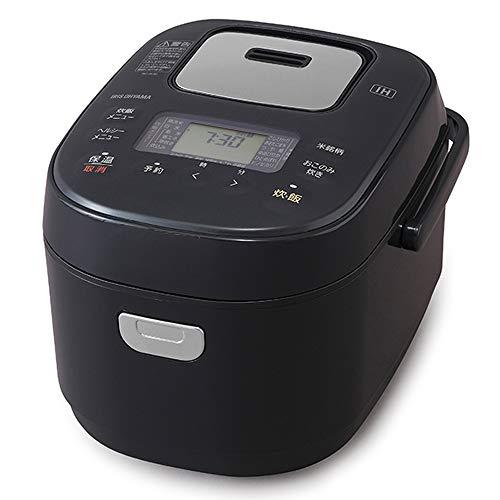 アイリスオーヤマ 炊飯器 3合 IH式 40銘柄炊き分け機能 極厚火釜 玄米 2020年モデル ブラック RC-IK30-B|hanatomori店