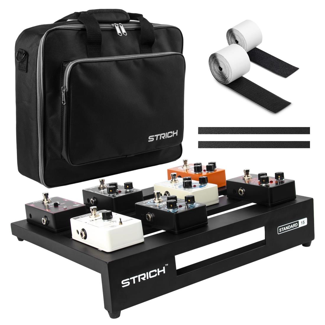 STRICH ギターペダルボード 72 x 35cm 新品！ Amazon | STRICH ギターペダルボード アルミ合金製 1.47KG 軽量