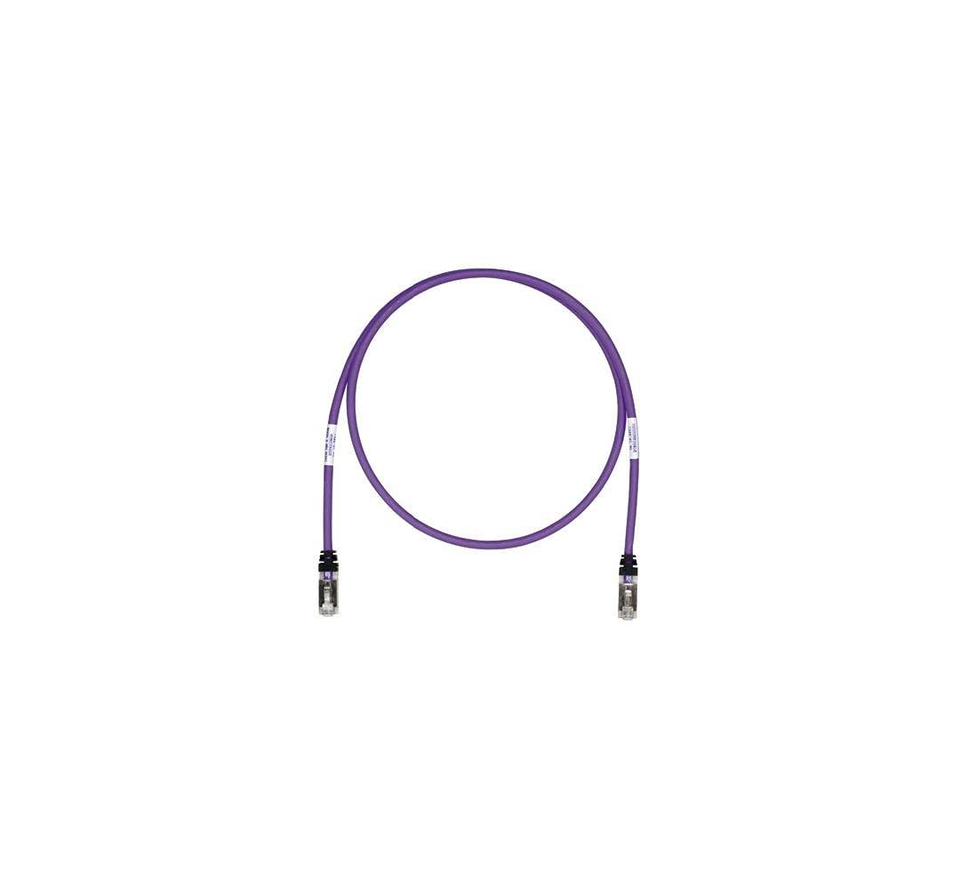 パンドウイット 遮蔽物 ローカルエリアネットワーク有線テレビ Cat6A 労働者階級仕様模様 15m 紫 STP6X15MVL ケーブル-LANケーブル