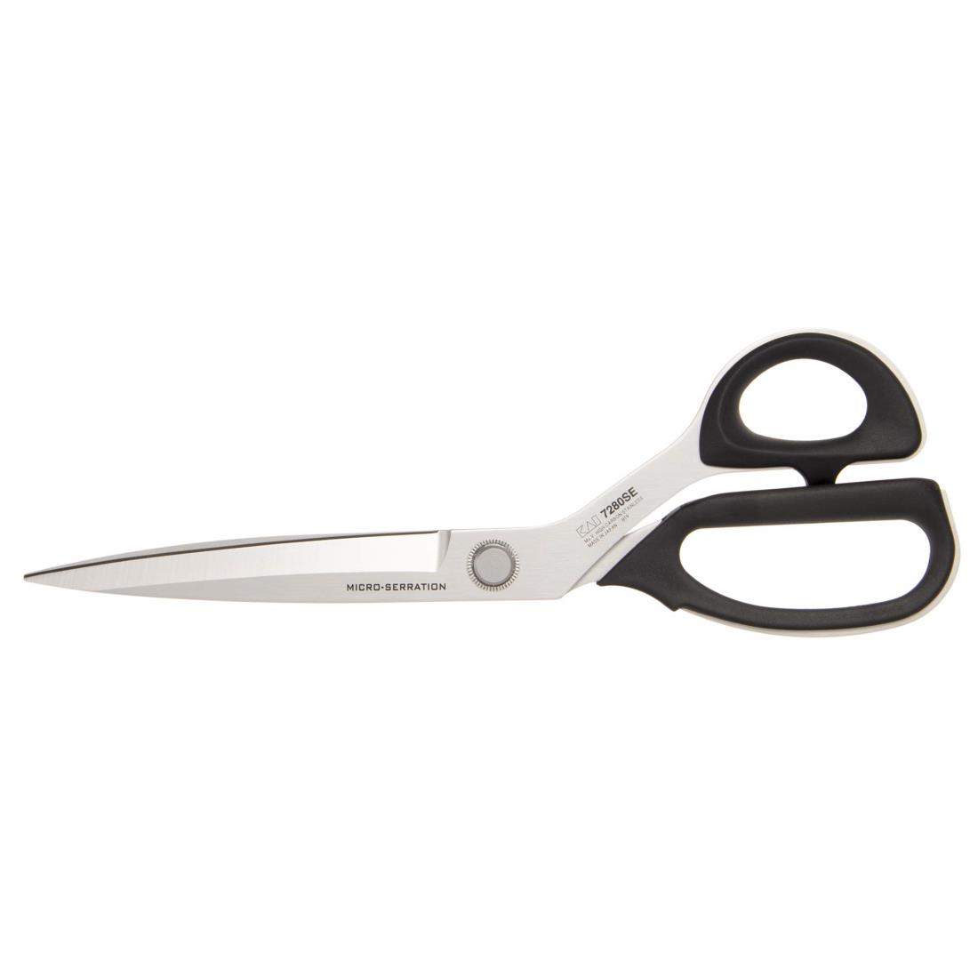 貝印カミソリ(Kai Razor) 裁ちばさみ 切れ味と耐久性 ラシャ鋏 レギュラーサイズ セレーション刃タイプ 280mm 日本製 モリブデンバナジウムステンレス鋼 今までにない感動 ストレスフリー 疲れにくいエラストマーハンドル 防錆・糊がつきにくい 布用 紙 手芸 洋裁 DIY はさみ 10,879円