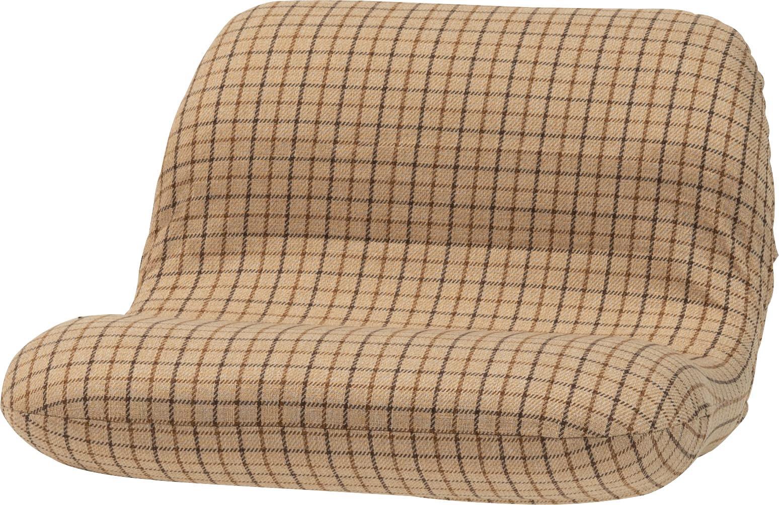 東谷 AZUMAYA 座椅子 ワイドカックンリクライナー RKC-630BE ベージュ 横幅55×奥行51/57×高さ22/37×座面高12