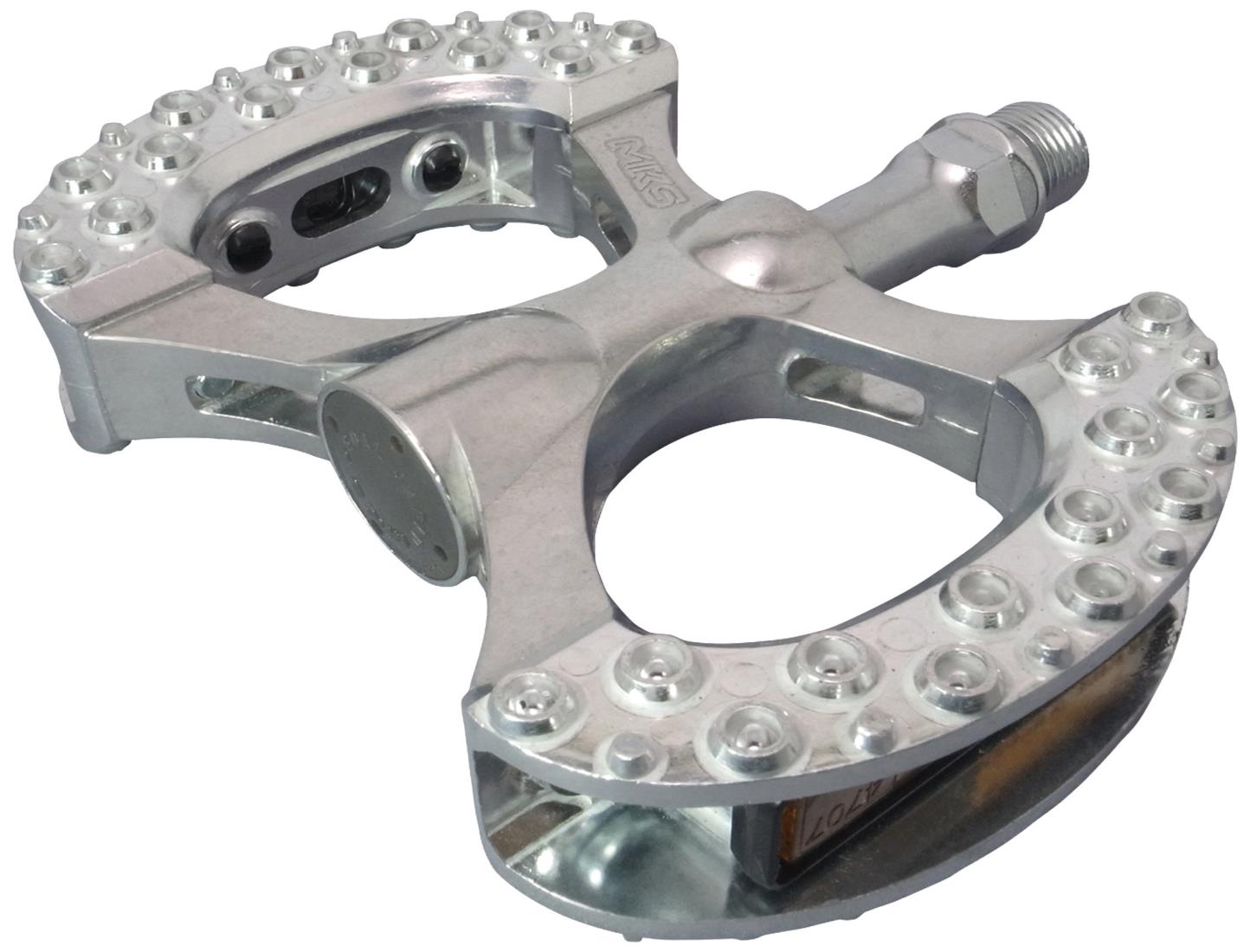 楽天市場】三ヶ島ペダル(MKS) ラムダ EZYスーペリア ペダル(シルバー