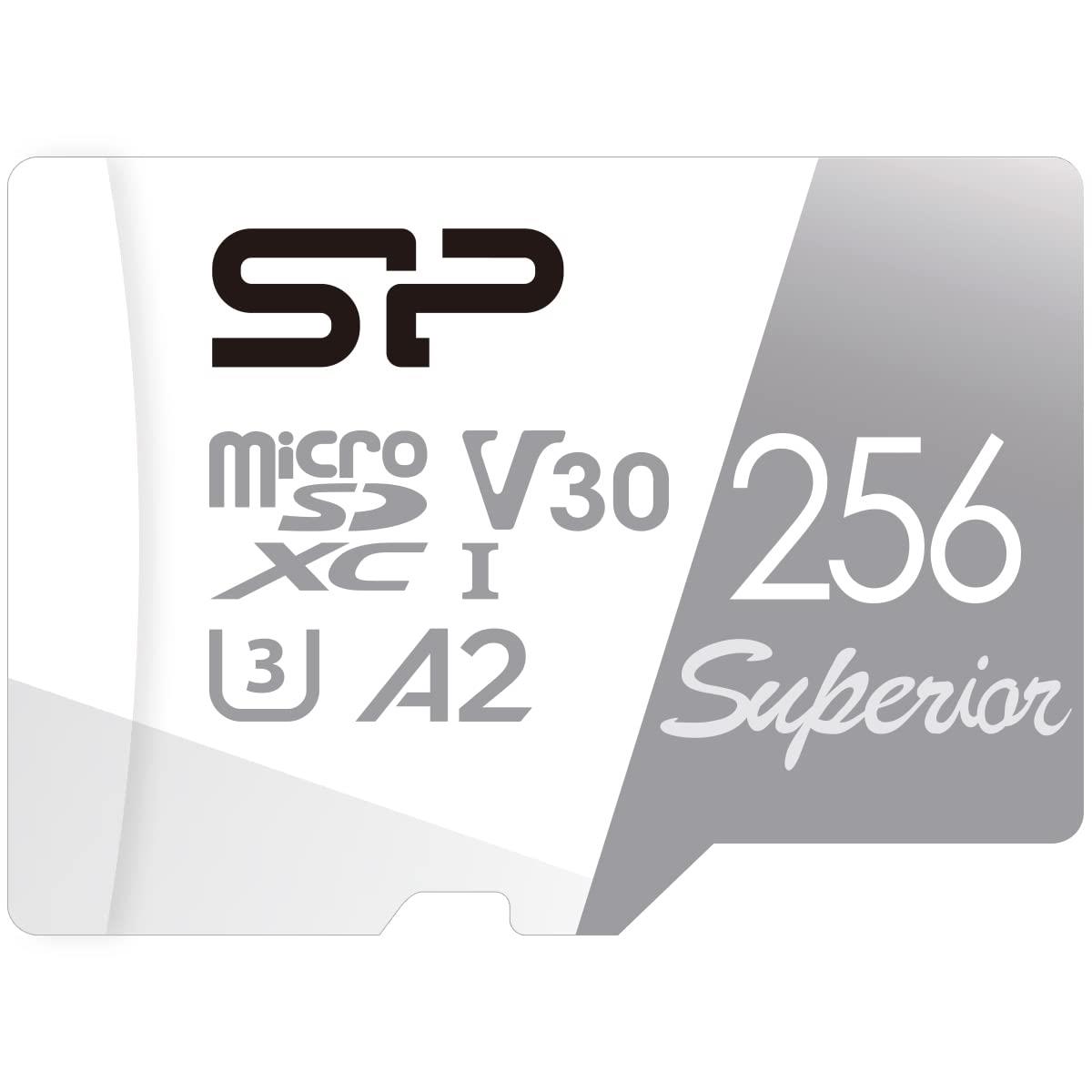 SP Silicon Power ケイ素樹脂力強さ microSD 256GB 【Nintendo Switch 動くこと突きとめる済】4K相応う UHS-I U3 V30 A2 標準尺度 Ultra 固定ディスク 最大限度速力度100MB/s 5年 SP256GBSTXDA2V20SP