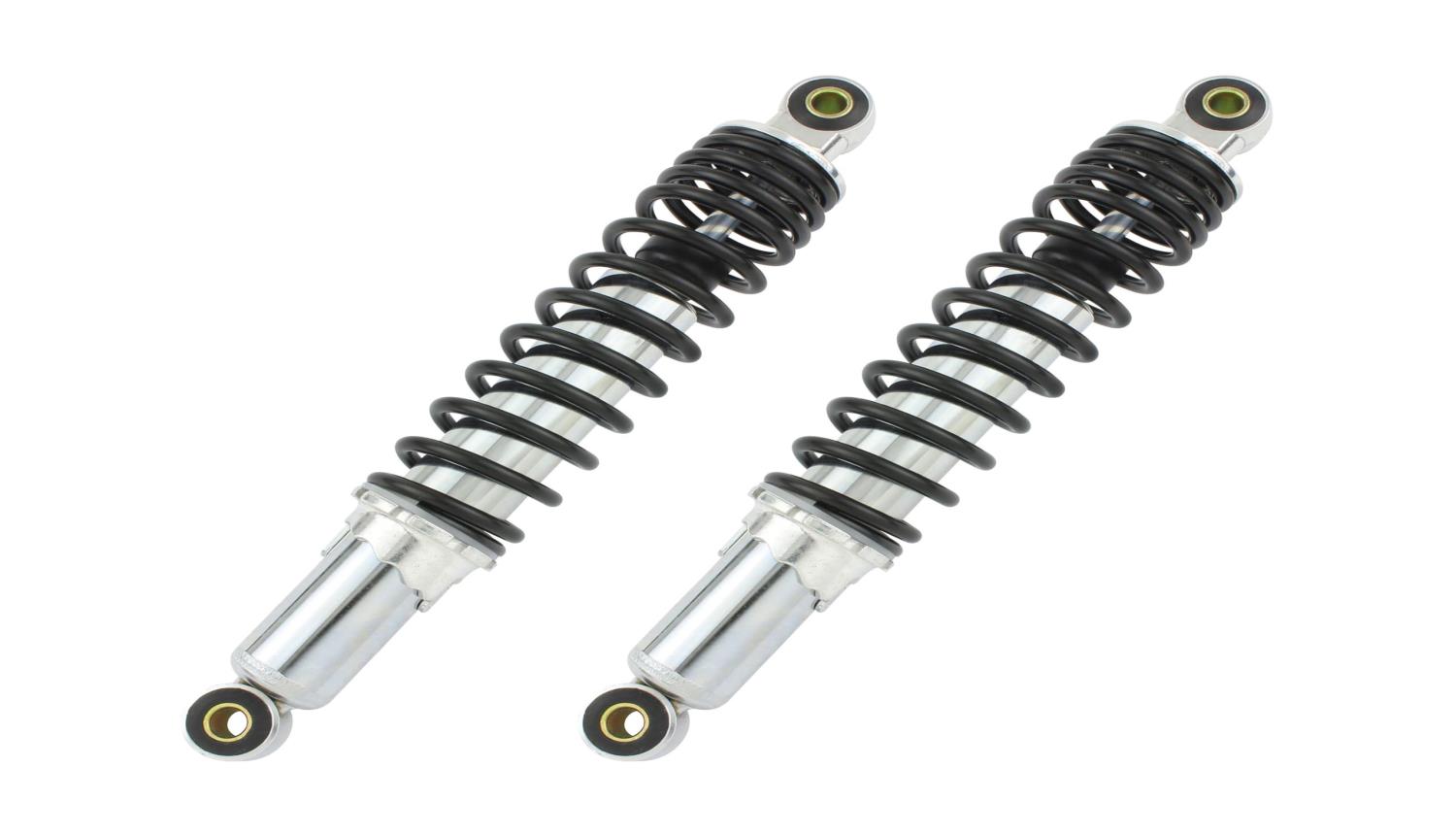 シフトアップ(SHIFT UP) バイク用品 リアショック Type-1 305mm モンキー/ゴリラ AB27 1台分2本入り メッキボディ/ブラックスプリング 205305-36-10