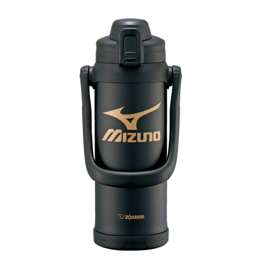 象印マホービン 水筒 MIZUNOモデル 2.06L 大容量 スポーツタイプ ジャグ 広口約7cm 保冷専用 スポーツドリンクOK ブラック SD-BX20-BA