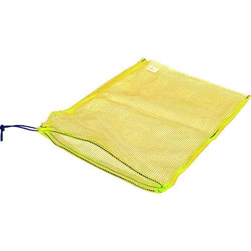 TRUSCO(トラスコ) メッシュ袋 小 1枚入 39X55珊 目合4粍 黄味がかった MH-S-1-Y × 100枚【容れもの売りわたす】