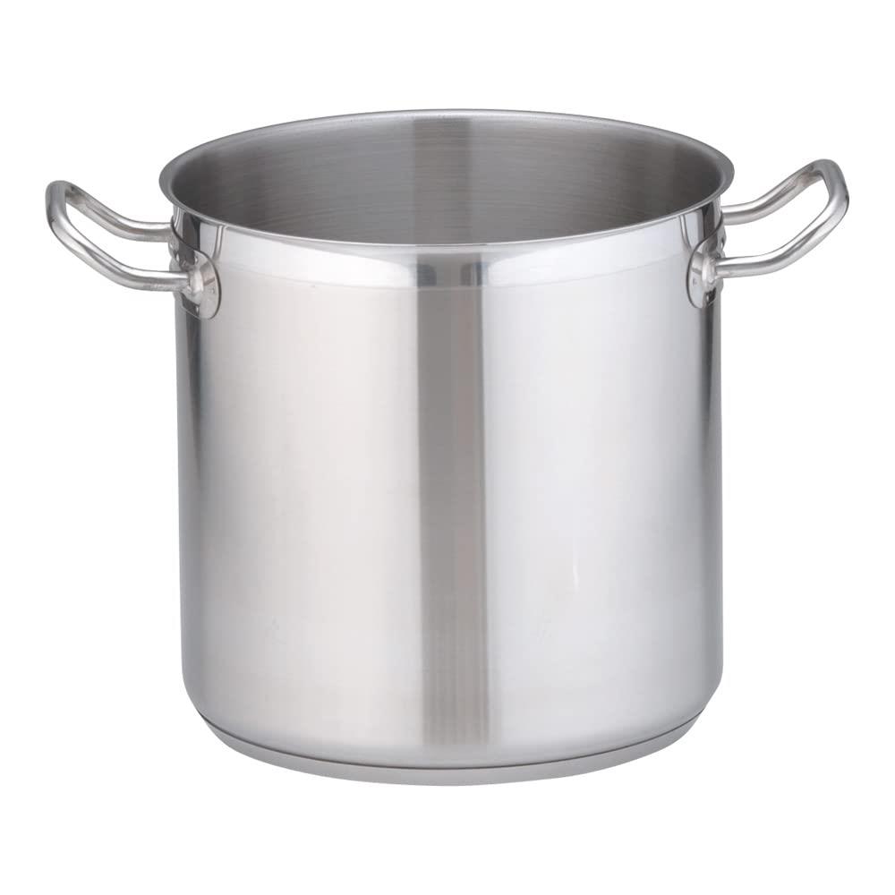 遠藤商事 業務用 TKG PRO 寸胴鍋(蓋なし) 24cm 電磁調理器対応 ステンレススチール AZV6624