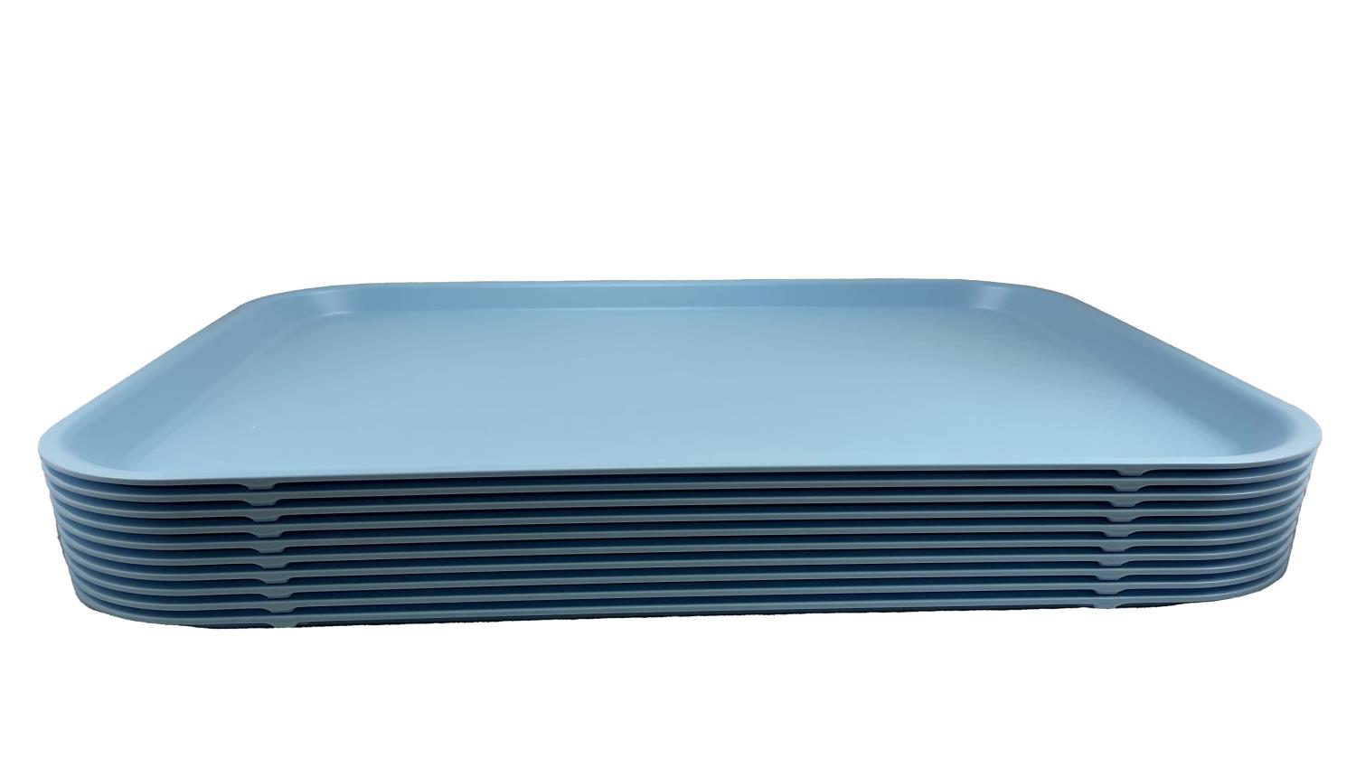 【ネット限定】蝶プラ工業【業務用 セット】 蝶プラ工業 プルアップトレー W43.5×D32.5×H1.7cm ブルー 3344 ノンスリップ加工 10枚セット 日本製