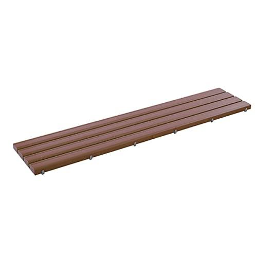 テラモト(TERAMOTO) 抗菌安全性のあるスノコ(切り上げる品) 茶 400×1800粍