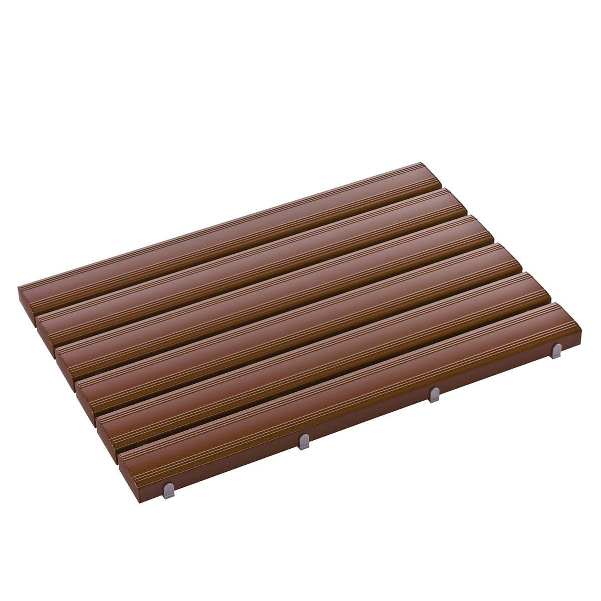 テラモト(TERAMOTO) 抗菌安全性のあるスノコ(切り上げる品)茶 600×900粍