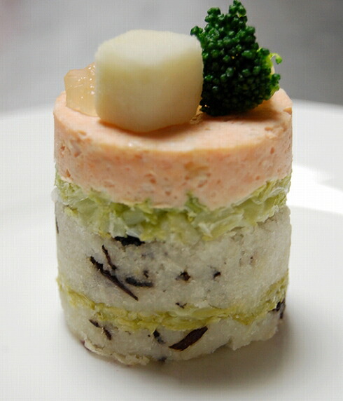 サーモンとじゃが芋のテリーヌ犬 ごはん