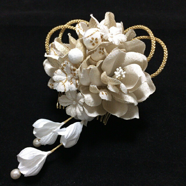 成人ウエッディング 髪飾り 現代的 レトロ コミュニスト さくら色 紫 藤 イエロー色 銀箔 振袖 和装 ちりめん 白み メタル箔 手ハンディクラフト 白さ ゴールド 2論点 一揃い フラワー 組紐 水引 褒章 毒々しい 流行 平和 激安 手設営 ハンドメイド 遊撃手お髪 パール