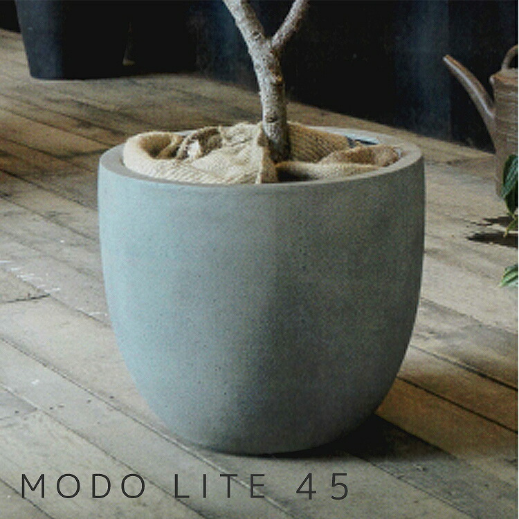 楽天市場】植木鉢 大型 モードライト ラウンド Φ55【EB-MR5546LG】MODO