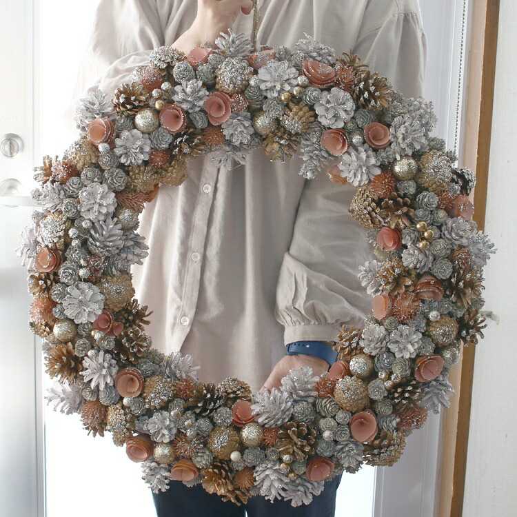 初売りセール 光触媒 クリスマスリース クレッセントリース カメリアラバー 大特価アウトレット Koehlerinstrument Com