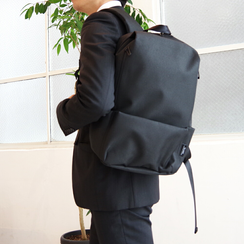 【Uncoeur/アンクール】別注撥水・抗菌加工バックパックリュックサック(K900225)メンズレディース全3色抗菌撥水ビジネス通勤通学鞄リュックバッグブラックチャコールグレー黒ビジネスバッグ