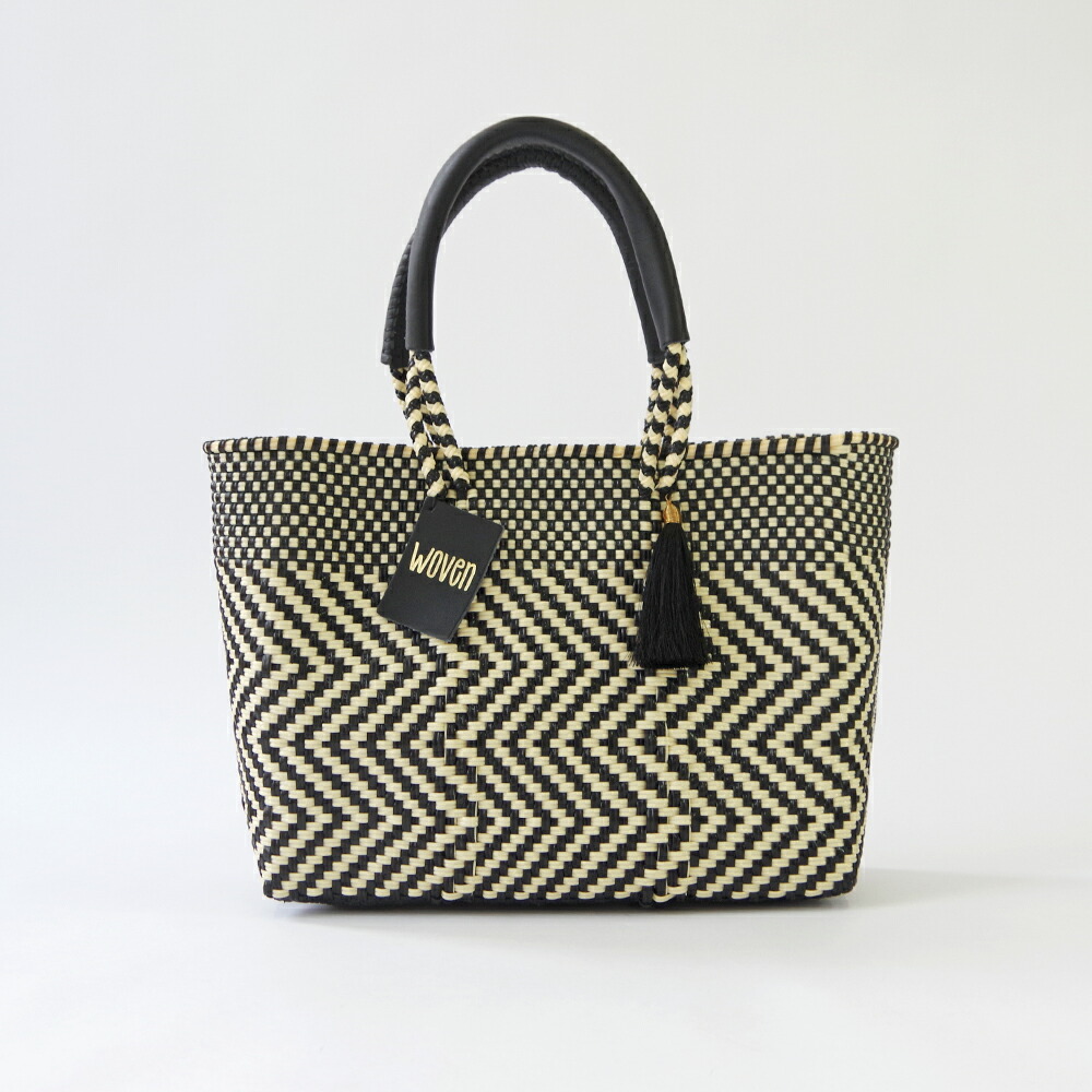 スピックアンドスパン●バスケット●トート●バッグ●アフリカ●マルシェ WOVEN ウーヴン Small Tote スモールトート バスケットバッグ