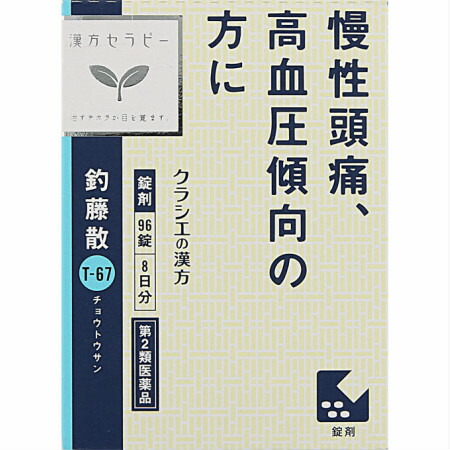 【第2類飲み薬】【10個仕掛ける】クラシエ医薬品 JPS釣藤散料抽出エキス錠N 8日分 96錠 (4987045182617-10)