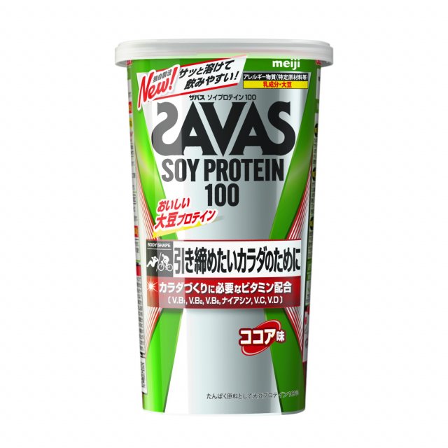 楽天市場】明治 ザバス(SAVAS) ソイプロテイン100 ココア味 900g